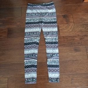 Patterned leggings